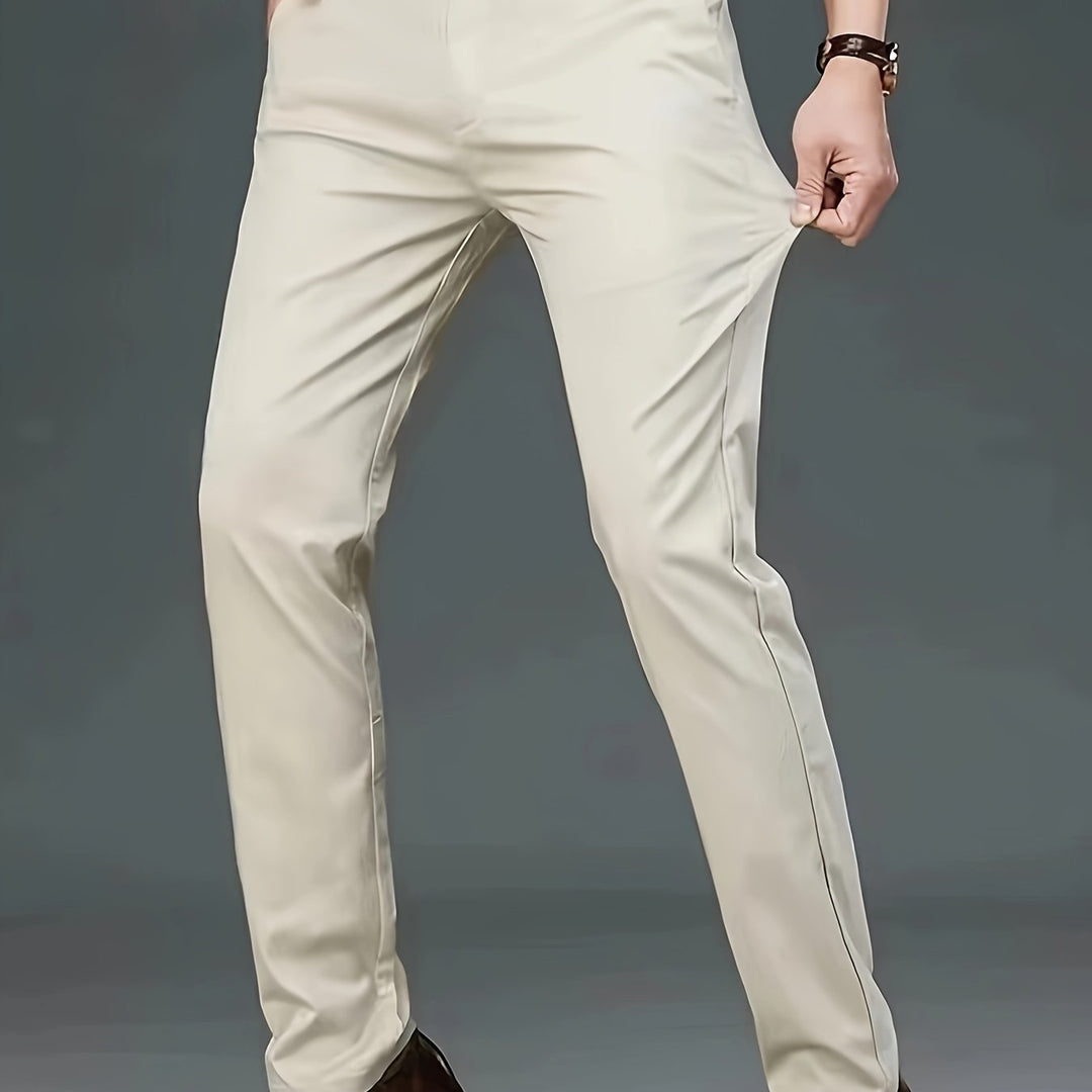 Levoire | Combinaison Élégante Pour Homme En Tissu Élastique Avec Un Design Uni