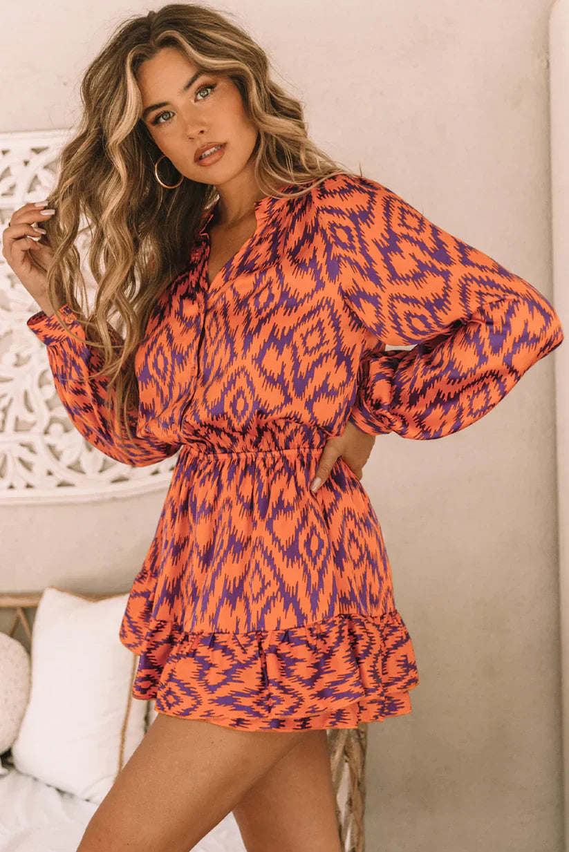 Levoire | Robe Mini Avec Motif Géométrique