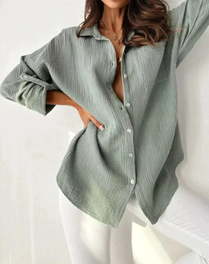 Levoire | Magnifique Blouse Pour Le Printemps Et L'Été Gris