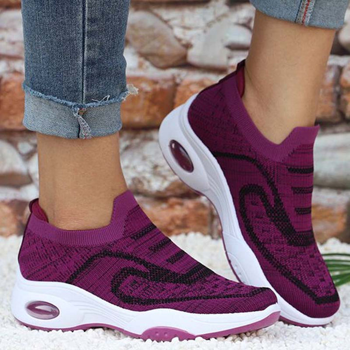 Levoire | Baskets Slip-On Confortables À Niveau Nuage Pour Femmes Lila