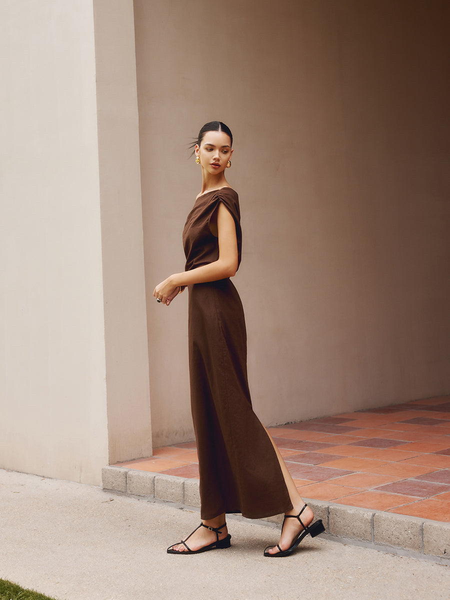 Levoire | Robe Slim Fit À Épaule