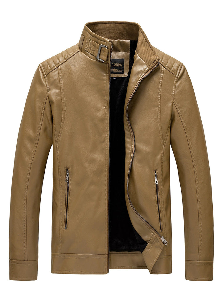 Levoire | Veste en cuir Braun