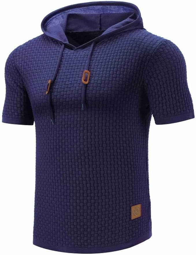 Levoire | Sweat À Capuche À Manches Courtes Bleu marine