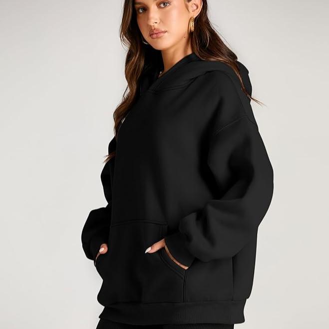 Levoire | Veste À Capuche À Manches Longues Avec Poches Noir