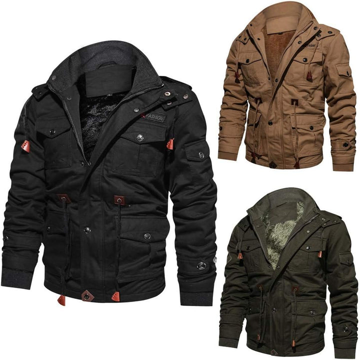 Levoire | Style Militaire Manteau Doublé