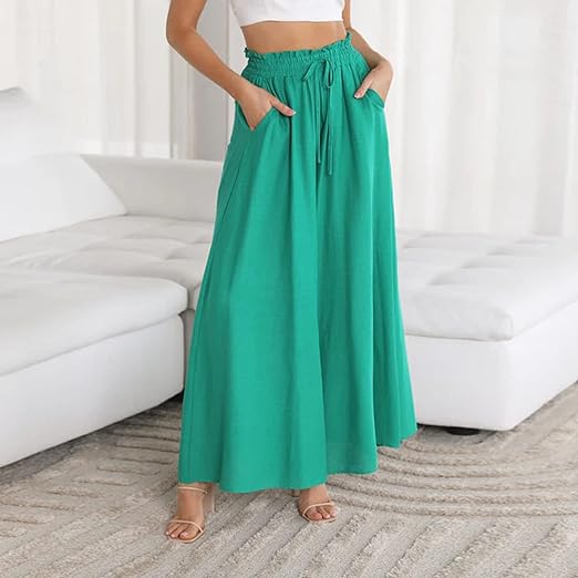Levoire | Jambes Larges Pour Femmes Turquoise