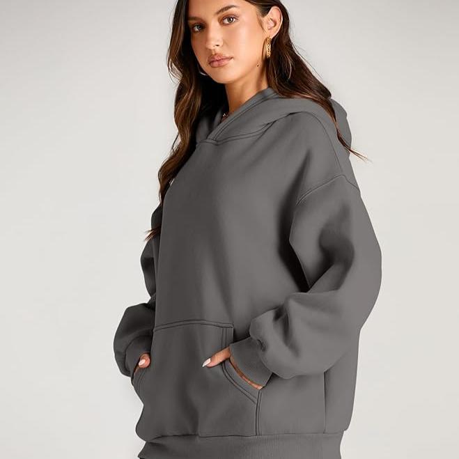 Levoire | Veste À Capuche À Manches Longues Avec Poches Gris foncé