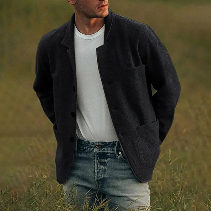 Levoire | Veste Avec Poches Pour Hommes Noir