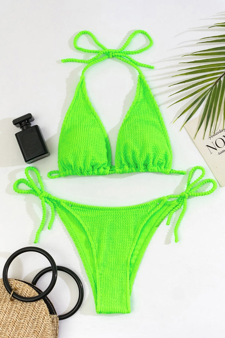 Levoire | Maillot de bain à bretelles halter rose
