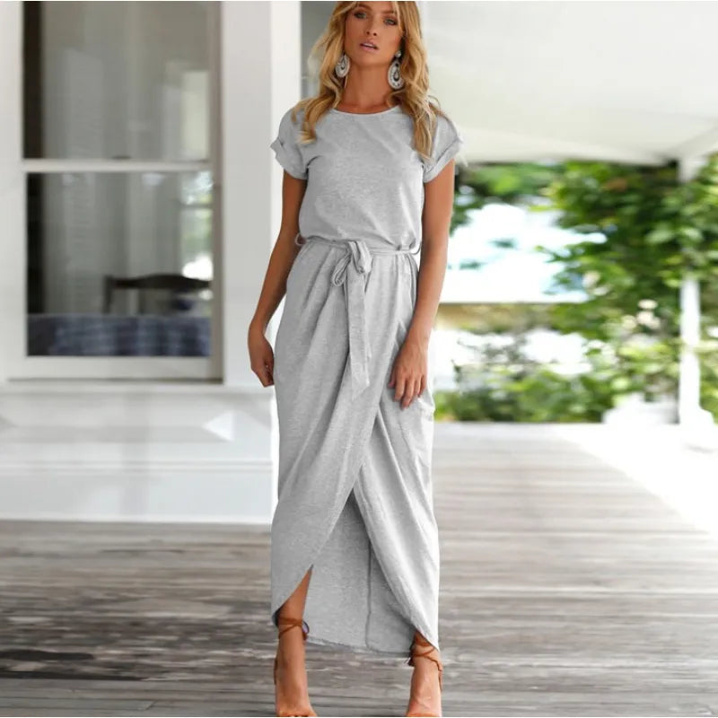 Levoire | Élégant et décontracté robe polyvalente Gris