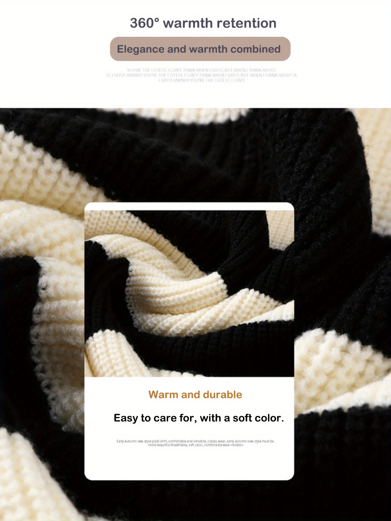 Levoire | Pull Chaud Avec Motifs Géométriques