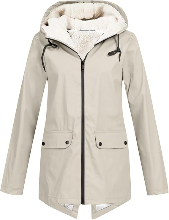 Levoire | Sweat À Capuche Avec Zip Beige (Rupture de stock rapide)