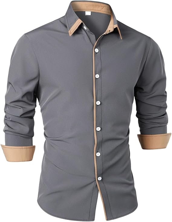 Levoire | Homme Chemise À Manches Longues Respirante Gris
