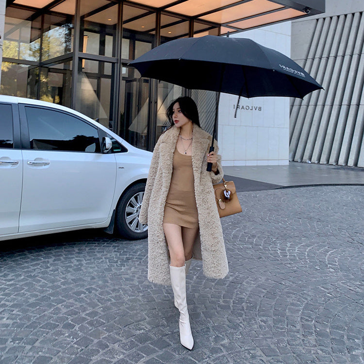 Levoire | Taille Moyenne Et Manteau En Fausse Fourrure À Poils Longs