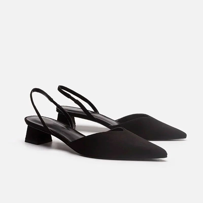 Levoire | Élégance Chaussures Femmes À Bout Pointu Et Talon Haut Noir