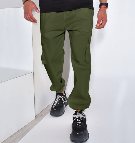 Levoire | Pantalon Cargo Tendance Et Confortable Vert olive