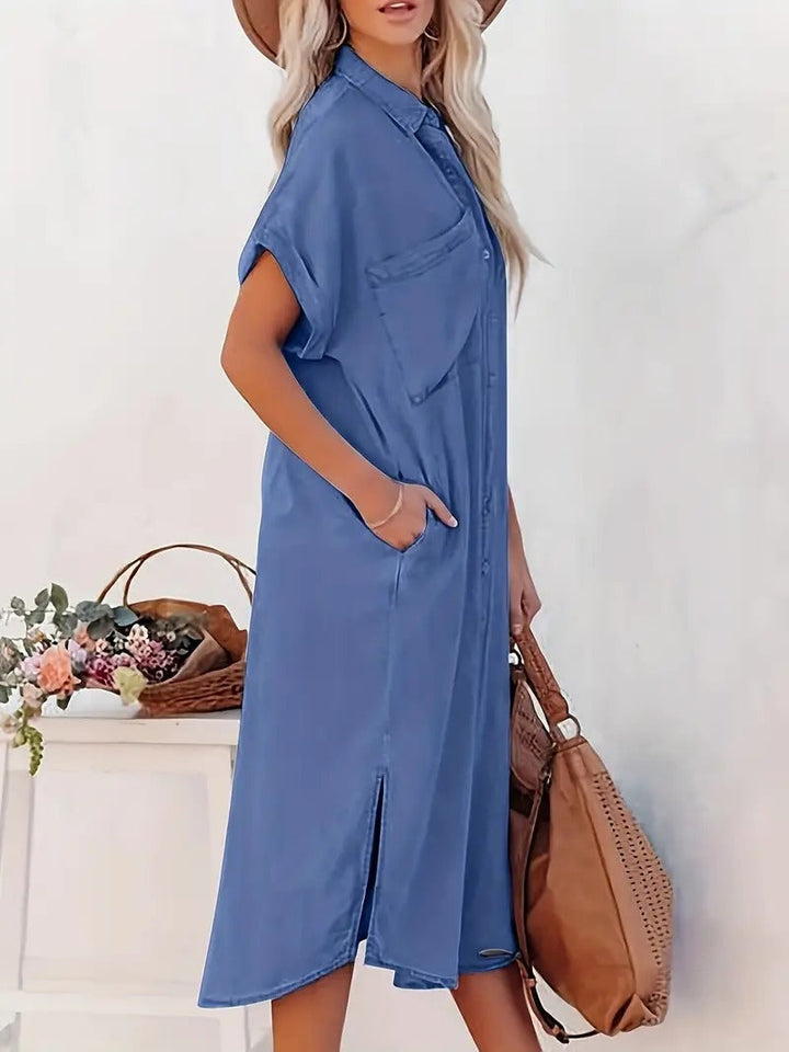 Levoire | Robe chemise avec poches fixes