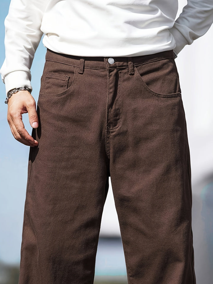 Levoire | Jean Décontracté En Denim Lavé Durable Pour Toutes Les Saisons