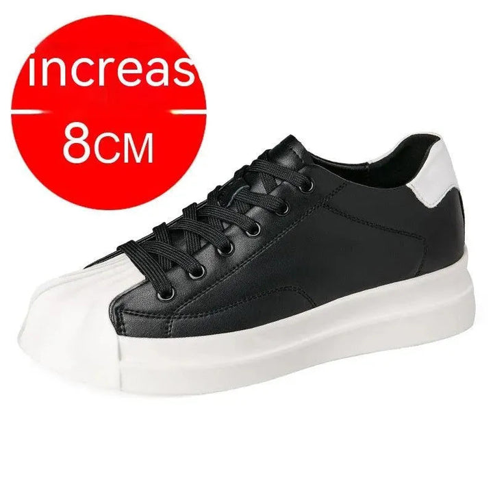 Levoire | Chaussure à talons pour hommes – Hauteur supplémentaire avec style Cibler 8CM Noir