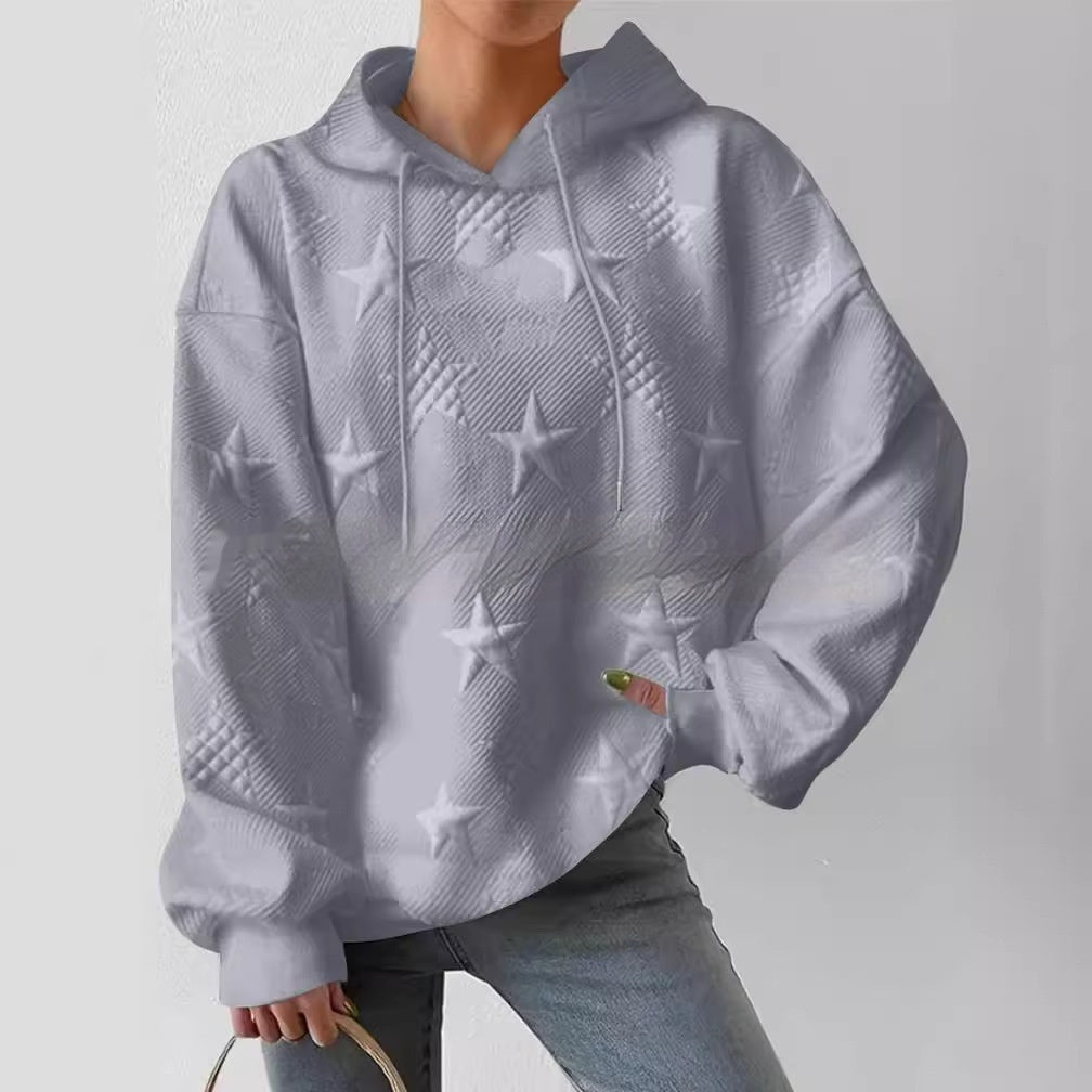 Levoire | Sweat À Motifs D'Étoiles Gris