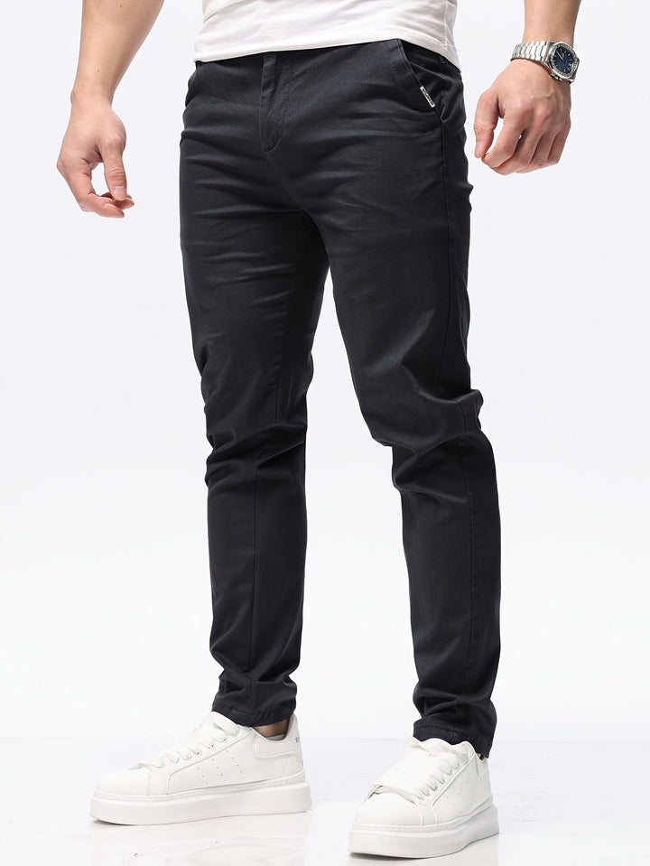 Levoire | Stretch Slim Fit Détente Mélange De Coton Pantalon
