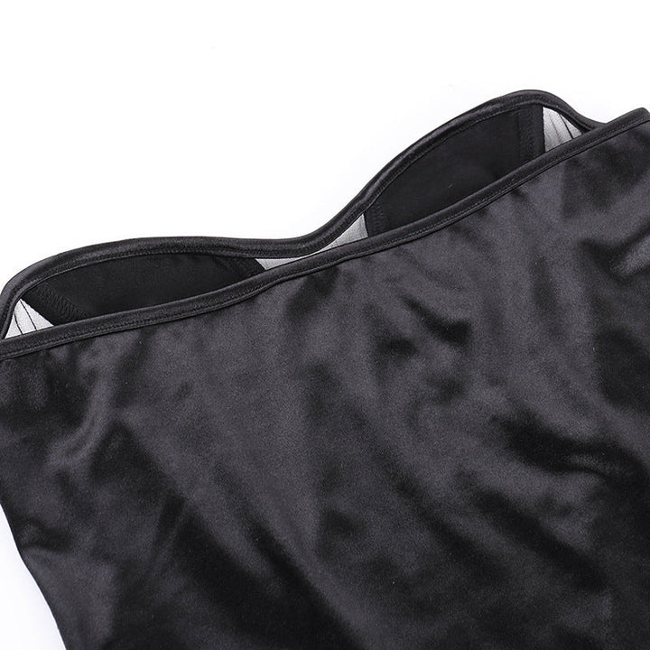 Levoire | Top Corsetto à maille transparente