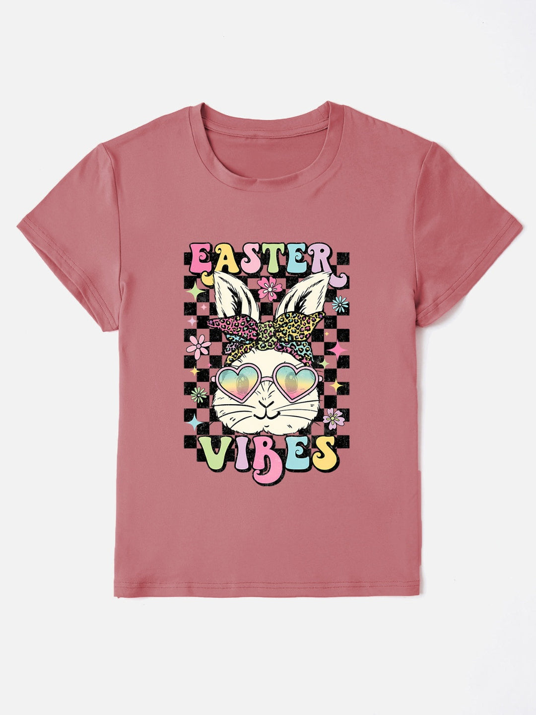 Levoire | AMBIANCE DE PÂQUES T-shirt à col rond K à manches courtes Poussière Rose Clair