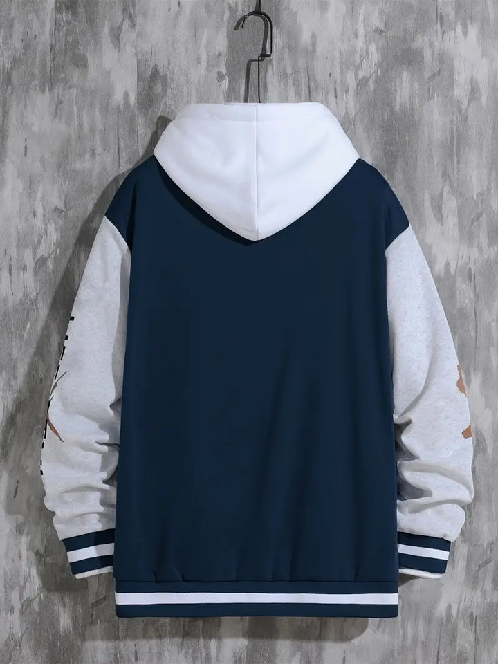 Levoire | Veste De Baseball Avec Capuche Pour Hommes