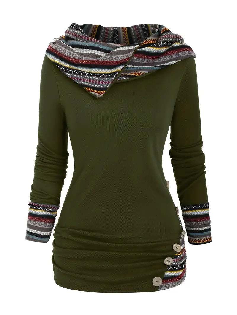 Levoire | Pull Élegant Chaud Vert