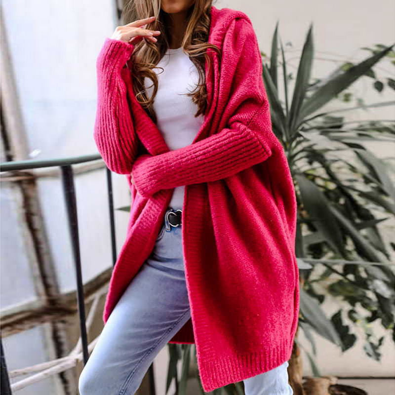 Levoire | Pull À Cardigan Confortable Et Chaud En Grande Taille Pour L'Automne Rot