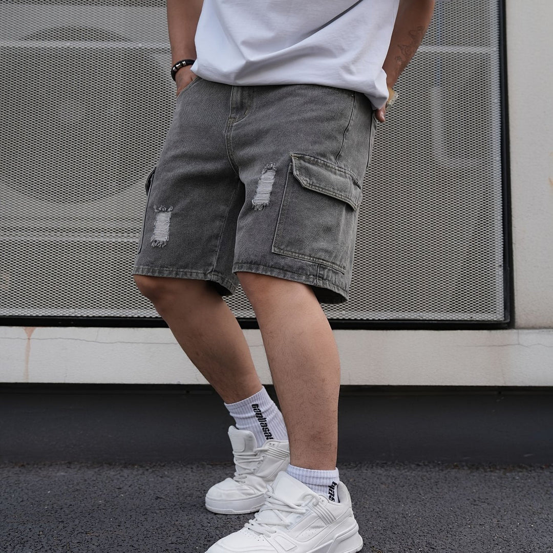 Levoire | Rip & Repair Shorts En Jean