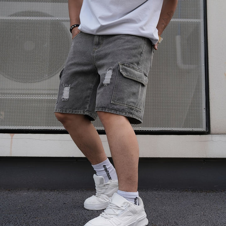 Levoire | Rip & Repair Shorts En Jean