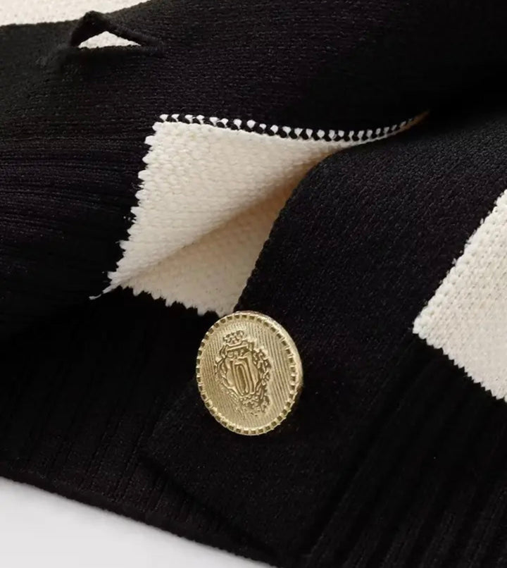 Levoire | Élégant Gilet En Tricot À Manches Courtes