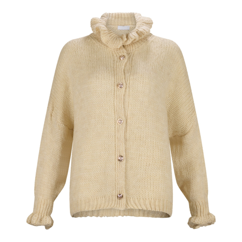 Levoire | Veste En Tricot Confortable Beige