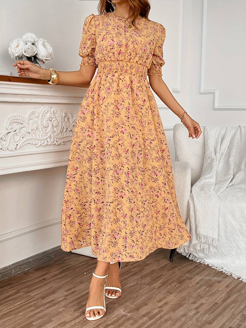 Levoire | Robe Col Rond Imprimé Floral Été