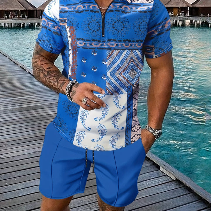 Levoire | Ensemble Paisley À Deux Pièces Pour Hommes D'Été