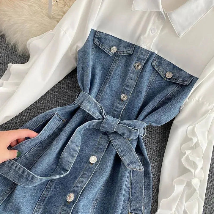 Levoire | Robe en denim rétro