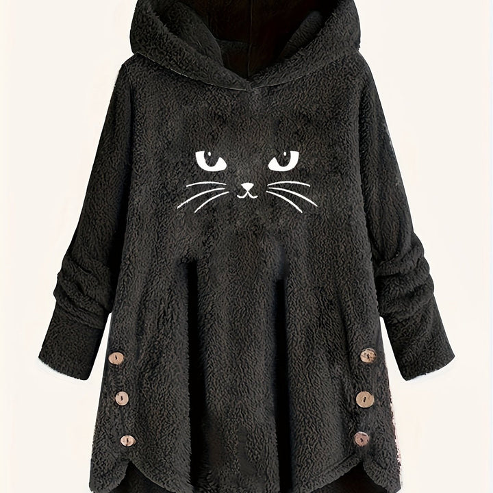 Levoire | Sweat-Shirt Doux Avec Motif De Chat
