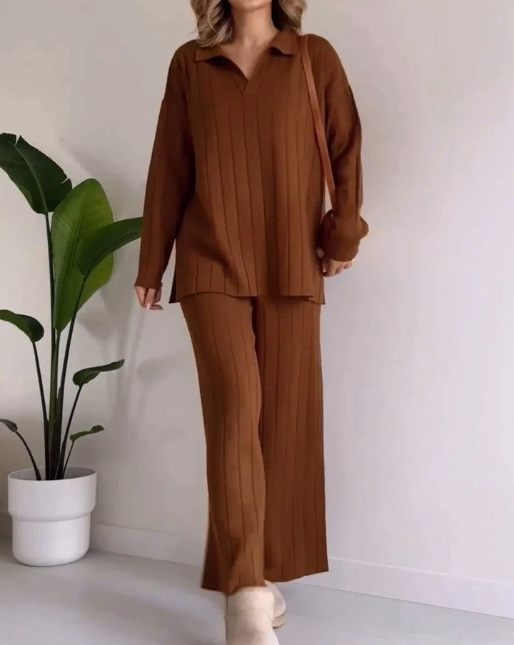 Levoire | Ensemble de Rayures Élégant Braun