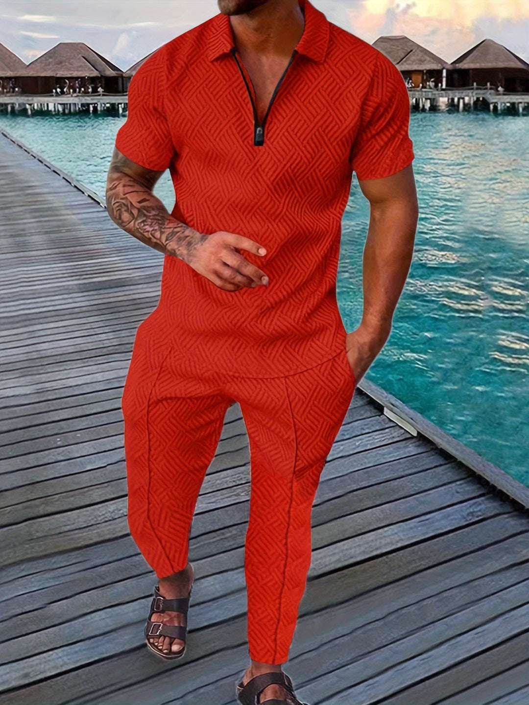 Levoire | Ensemble De Loisirs 2 Pièces Homme Avec Haut Et Pantalon