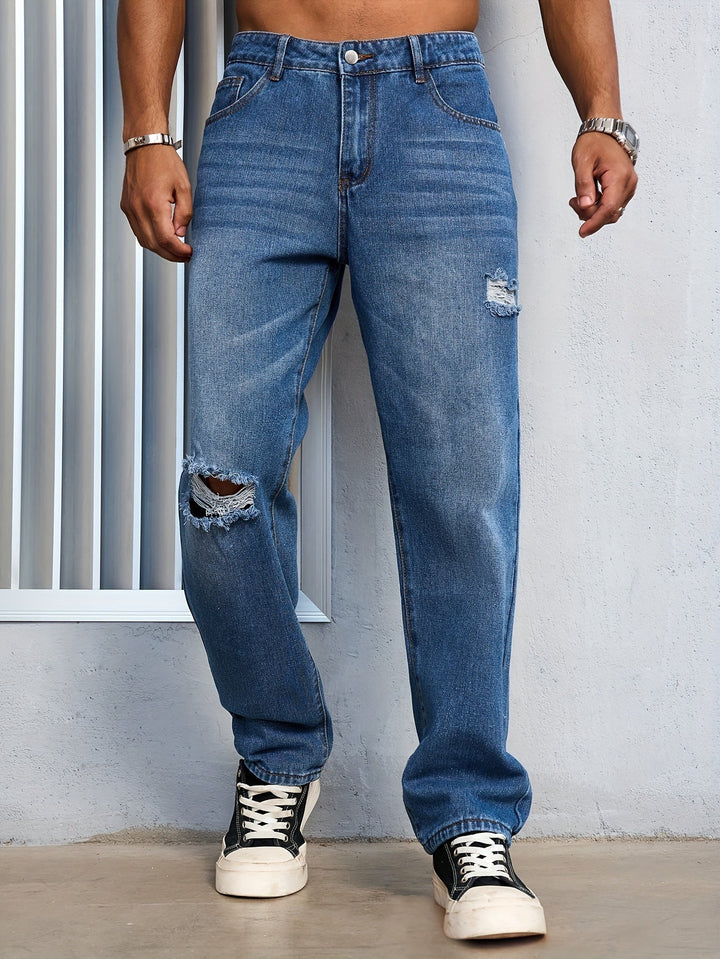 Levoire | Jeans Déchirés Avec Style Décontracté