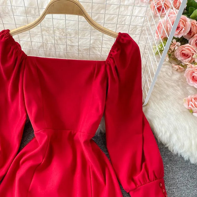 Levoire | Robe longue avec décolleté carré
