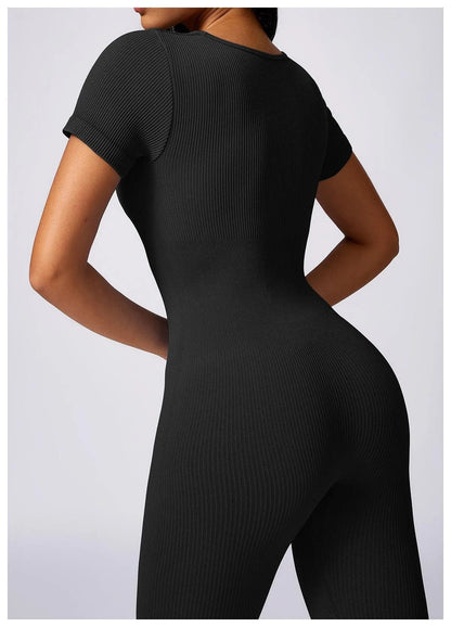 Levoire | Combinaison de fitness à manches courtes