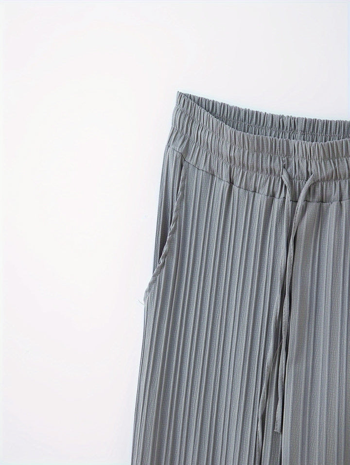 Levoire | T-Shirt À Manches Longues Unicolore Et Pantalons De Survêtement