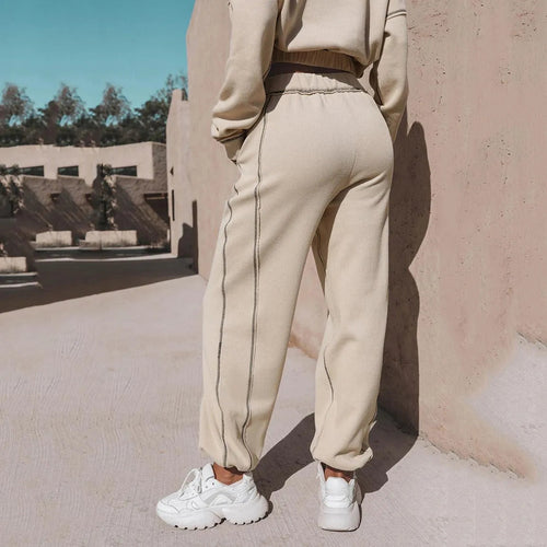 Levoire | Crop Top et pantalons droits larges