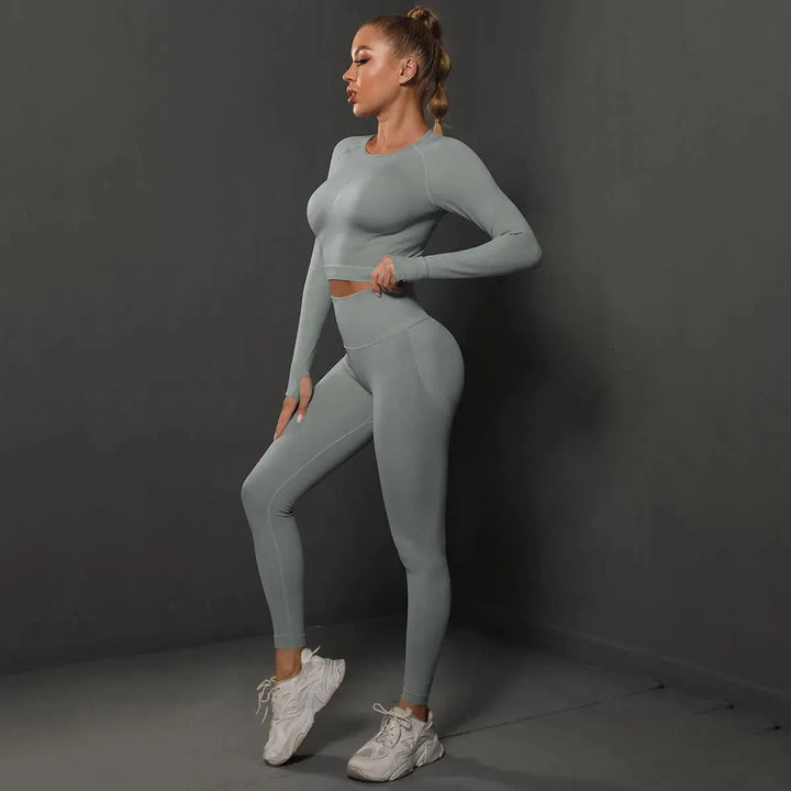 Levoire | Pantalons de yoga et haut parfaits Helle Gris