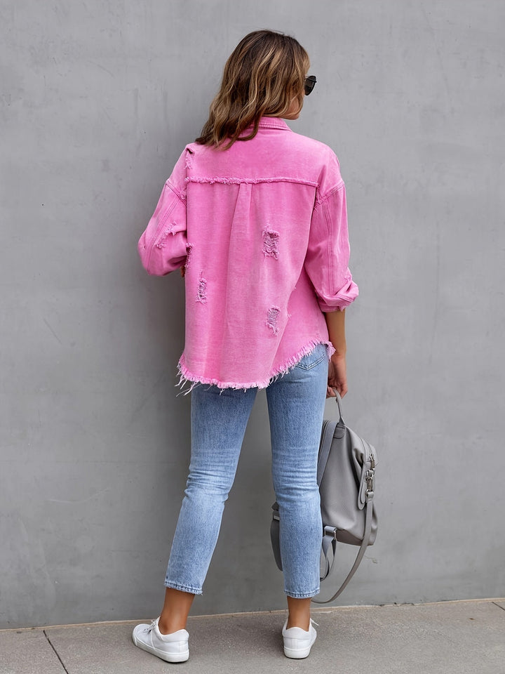 Levoire | Femme Oversize Veste | Déchirée