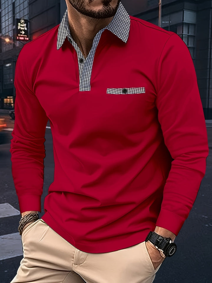 Levoire | Polo Élégant Pour Homme Rouge Brique