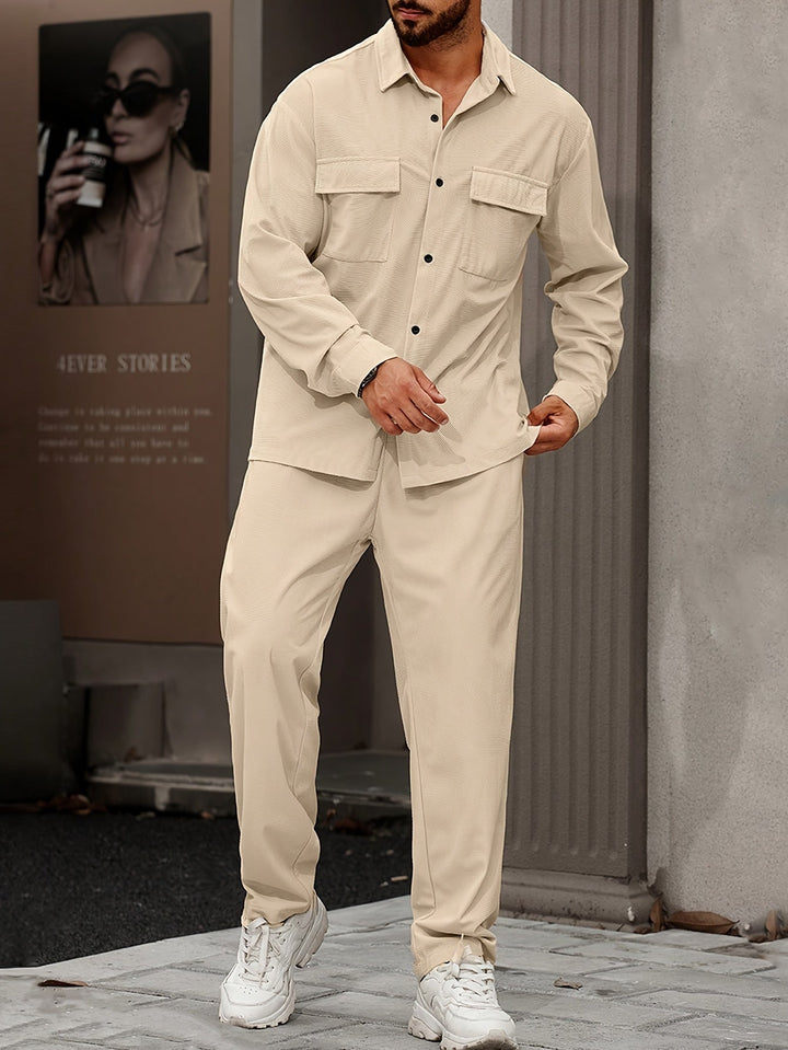 Levoire | Rennokka Accessoires D'Été Pour Hommes, Avec Une Chemise Inversée Et Un Pantalon