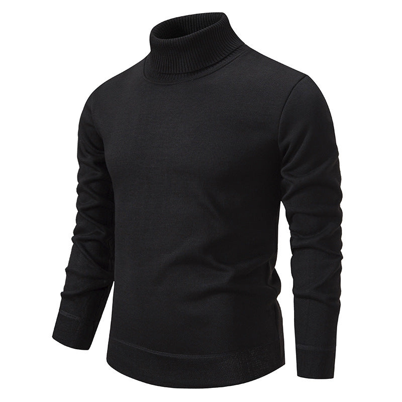 Levoire | Mélange De Laine Pull À Col Roulé Noir